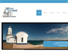 Tablet Screenshot of lighthousebeachdental.com.au